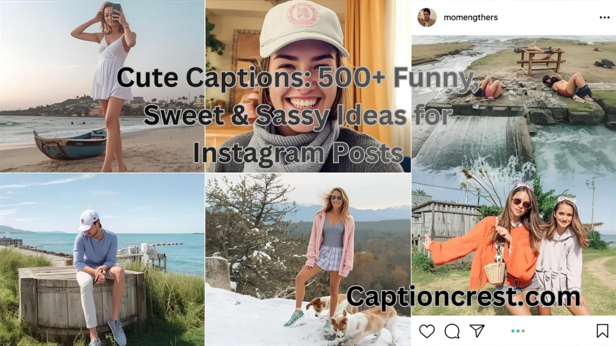 Cute Captions: 500+ Funny, Sweet & Sassy Ideas for Instagram Posts