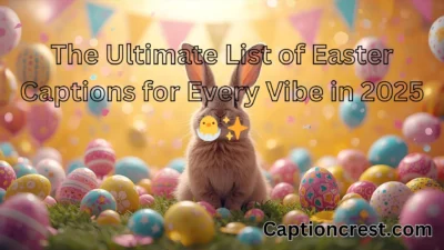 The Ultimate List of Easter Captions for Every Vibe in 2025 🐣✨