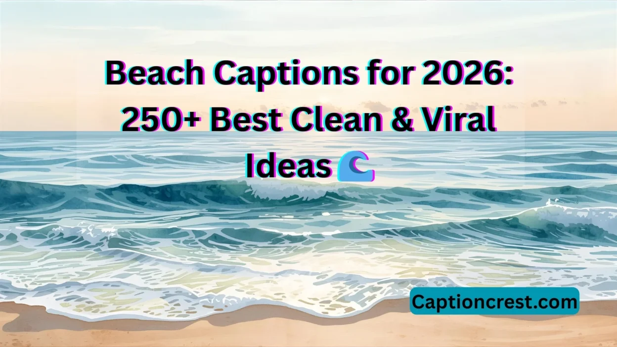 Beach Captions for 2026 250+ Best Clean & Viral Ideas 🌊