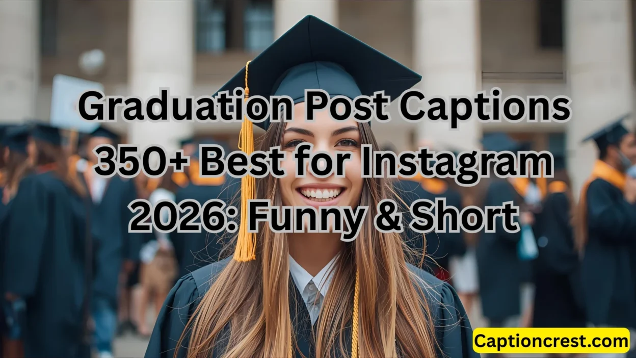 Graduation Post Captions 350+ Best for Instagram 2026 Funny & Short