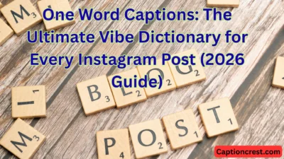 One Word Captions The Ultimate Vibe Dictionary for Every Instagram Post (2026 Guide)
