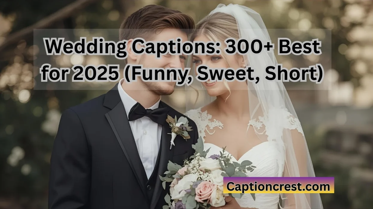 Wedding Captions 300+ Best for 2025 (Funny, Sweet, Short) (1)