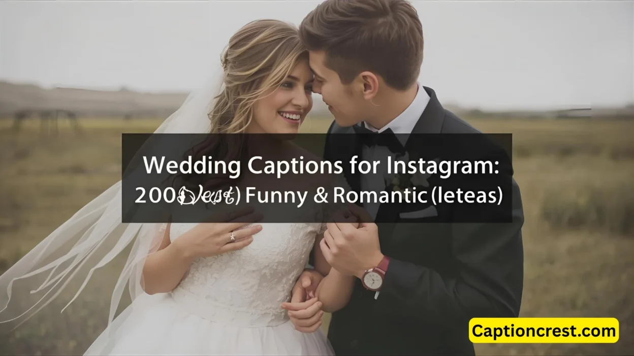 Wedding Captions for Instagram 200+ Best Funny & Romantic Ideas (1)