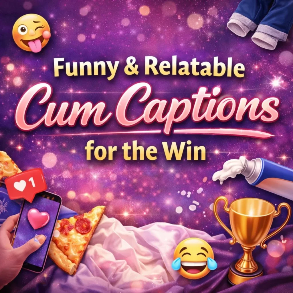 Funny & Relatable Cum Captions for the Win