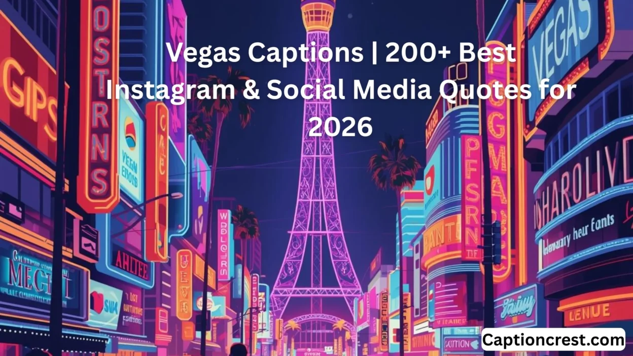 Vegas Captions 200+ Best Instagram & Social Media Quotes for 2026 (1)